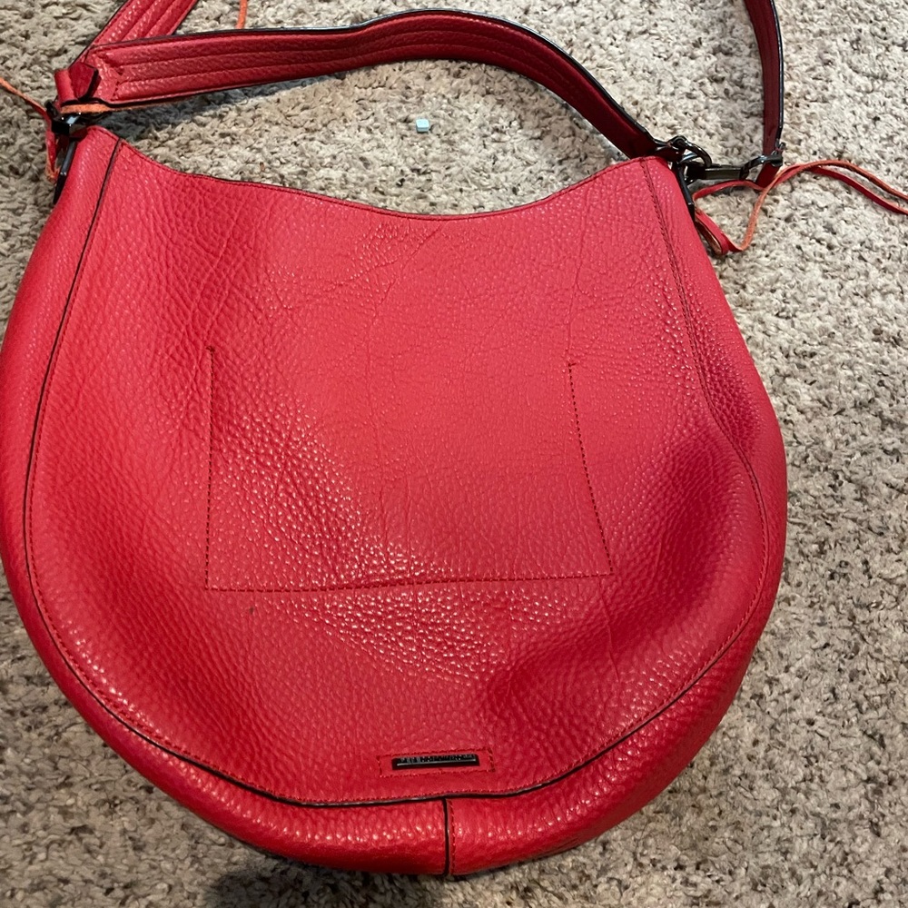 Rebecca Minkoff  large red crossbody bag. Amazing red color!